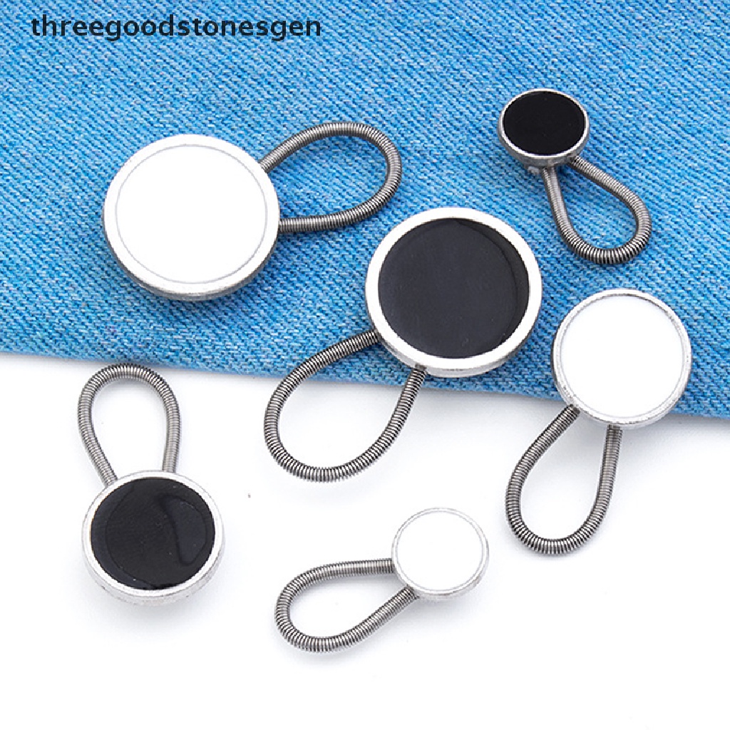 Set 5 Nút Kim Loại Nối Dài Cổ Áo Sơ Mi / Đầm Tiện Dụng