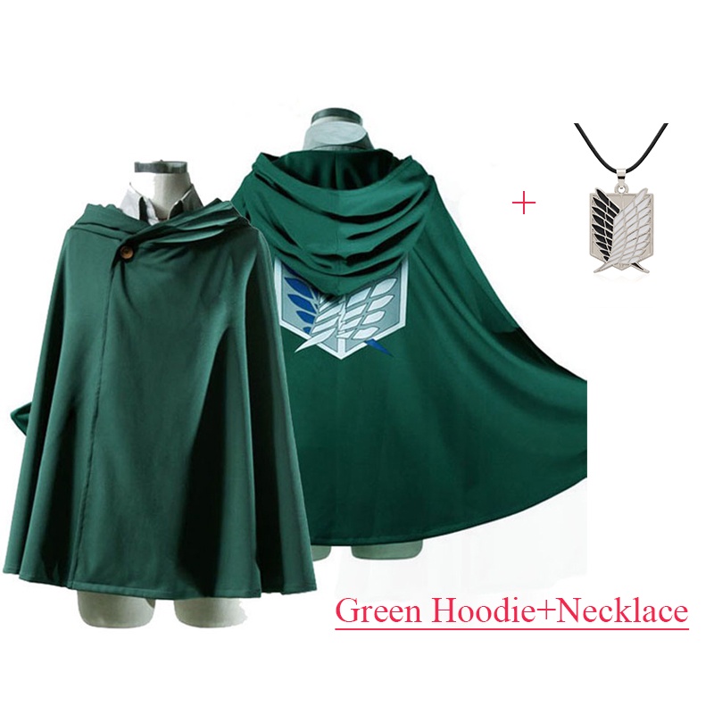 Áo Choàng Hóa Trang Nhân Vật Shingeki no Kyojin Trong Phim Attack on Titan