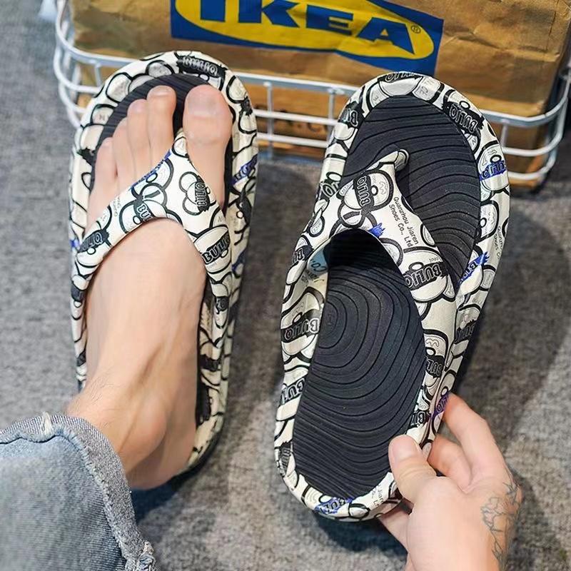 Hàng Bán Chạy Dép Kẹp Eva Đế Dày Chống Trượt In Hình Graffiti Thời Trang Cho Cặp Đôi