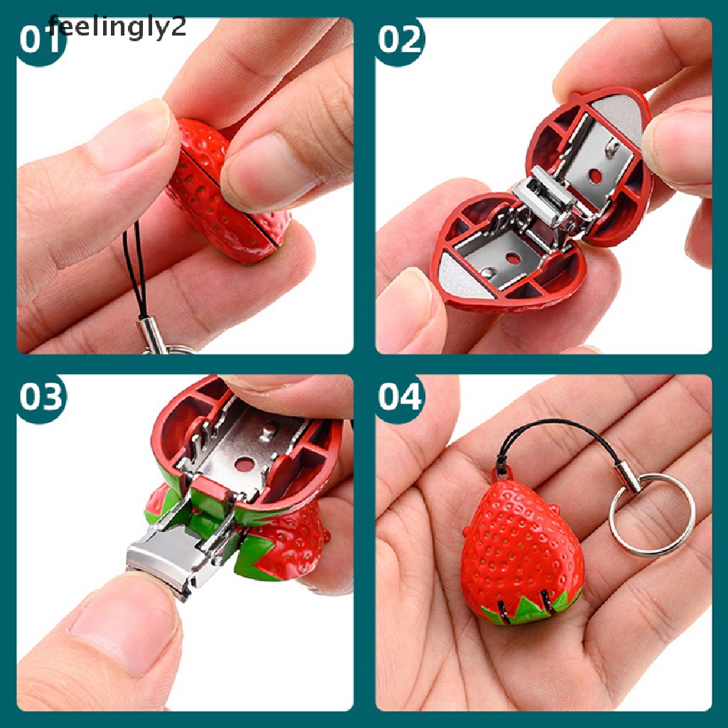 Kềm Cắt Móng Mini Bằng Thép Không Gỉ Có Thể Gập Lại Tiện Dụng