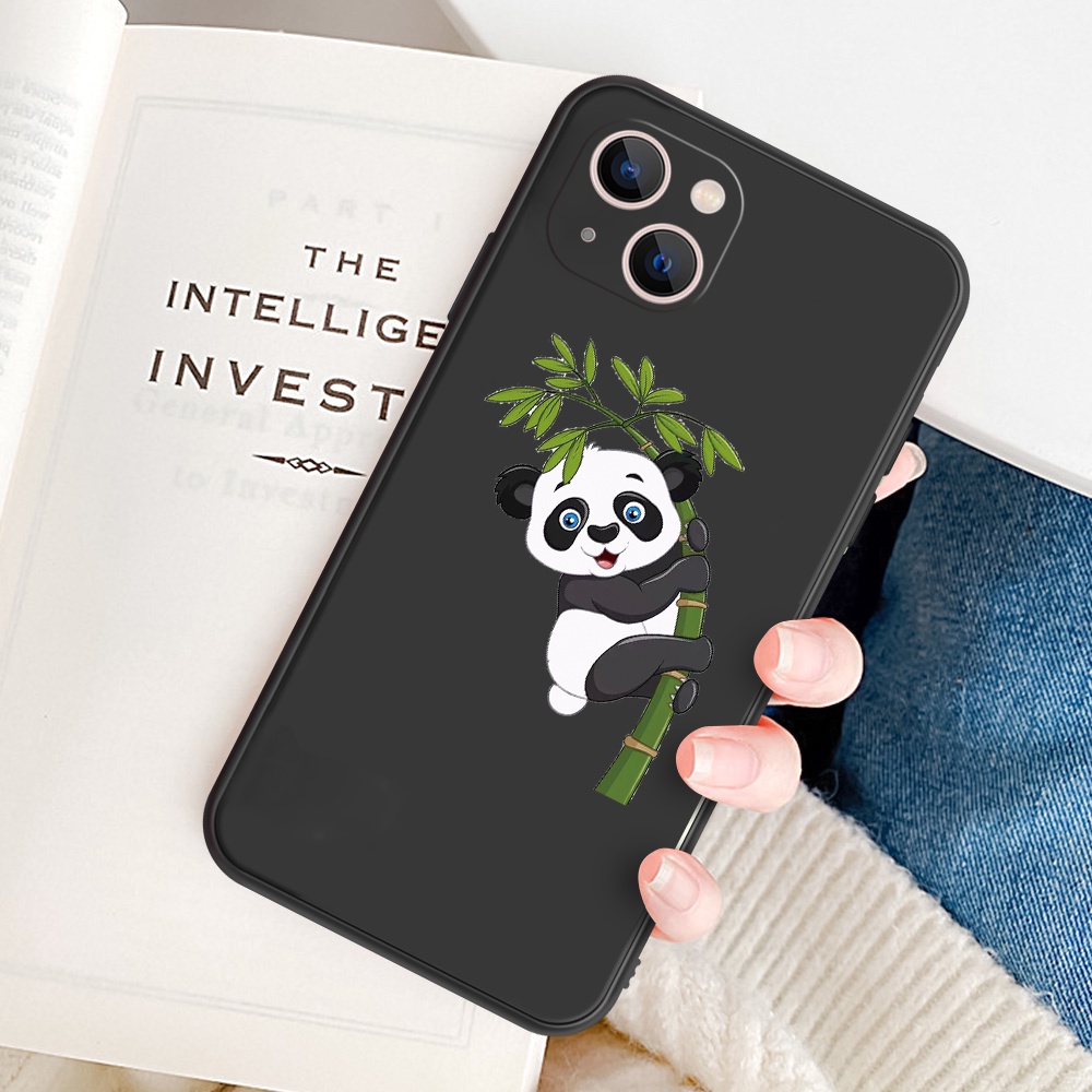 Ốp điện thoại in hình gấu trúc cho Redmi Note 11 11s 8 Pro 10 Pro 11 Pro 10 10S 9 9T Pro 9s 7 Pro 7s Poco M4 Pro 5G