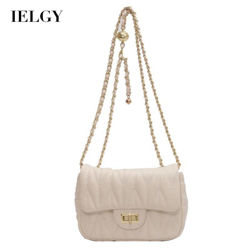 Túi Đeo Vai Màu Trơn Có Khóa Màu Sắc Ngọt Ngào Dễ Phối Đồ Thời Trang Cho Nữ