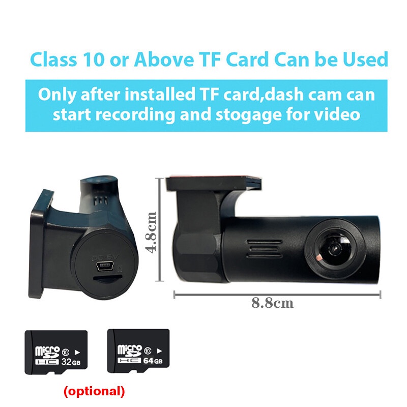 Máy Quay Hành Trình dvr dvr hd Có Tầm Nhìn Đêm Cho Xe Hơi Điện Thoại