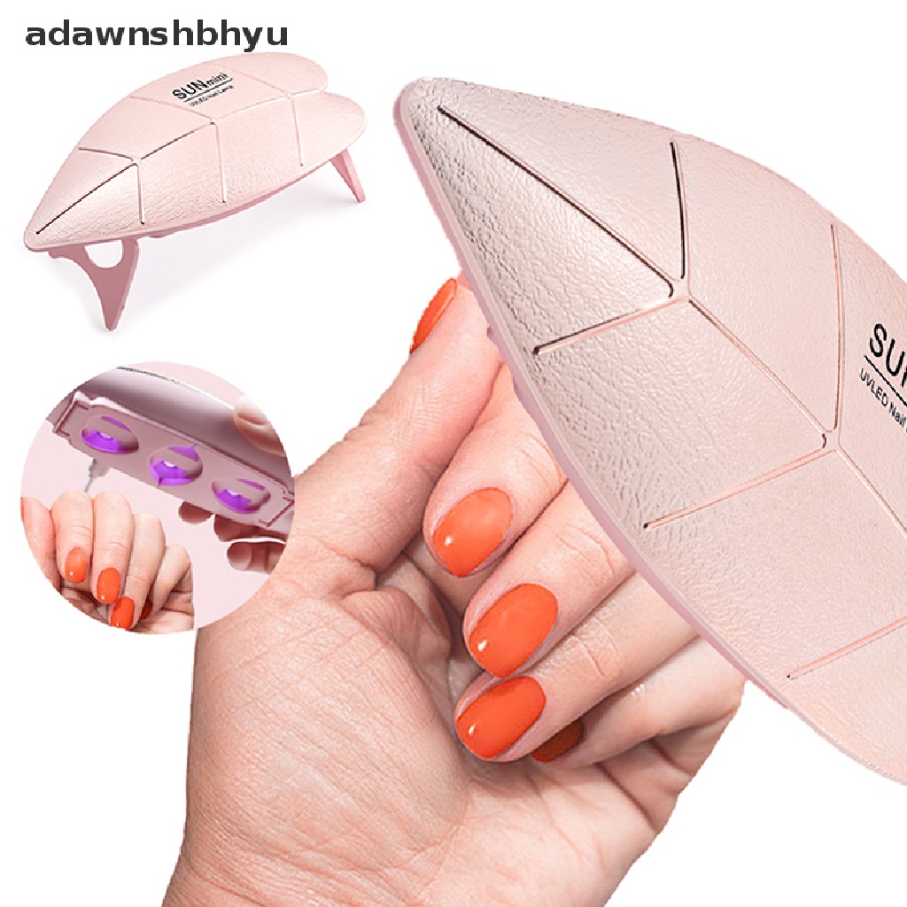 Đèn LED UV Sấy Khô Sơn Móng Tay Mini 6W Gấp Gọn Tiện Dụng