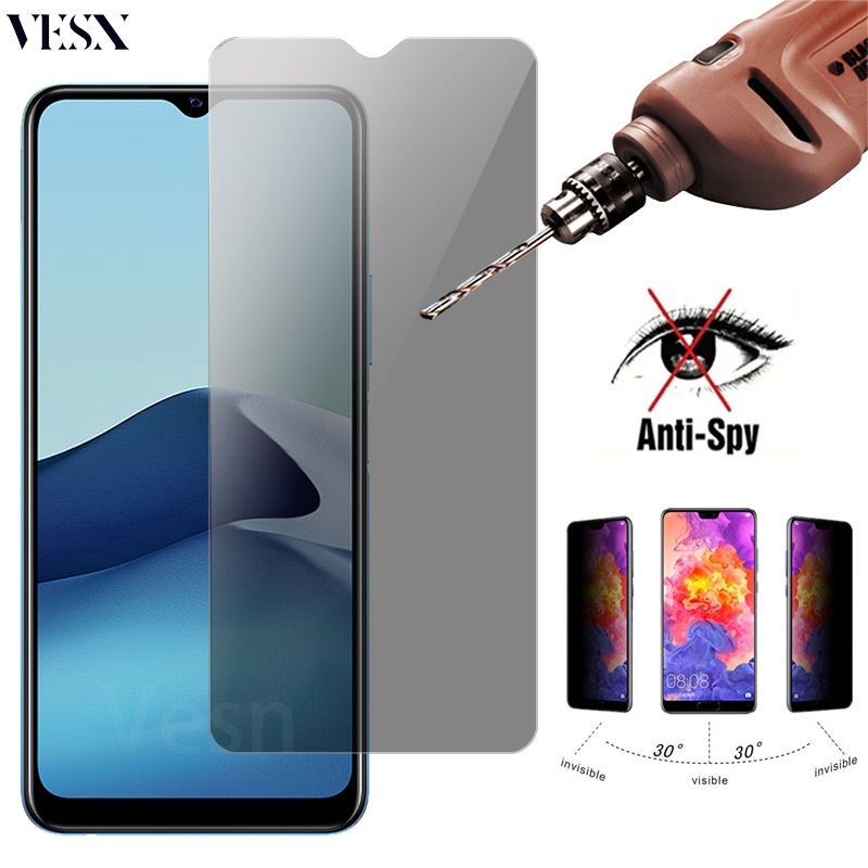 Kính cường lực chống nhìn trộm Cho VIVO Y17s Y27 Y36 Y72 Y51 Y31 Y50 Y30 Y19 Y17 Y12 Y11 iQOO Z7 Z7X 11 5G 4G 2023