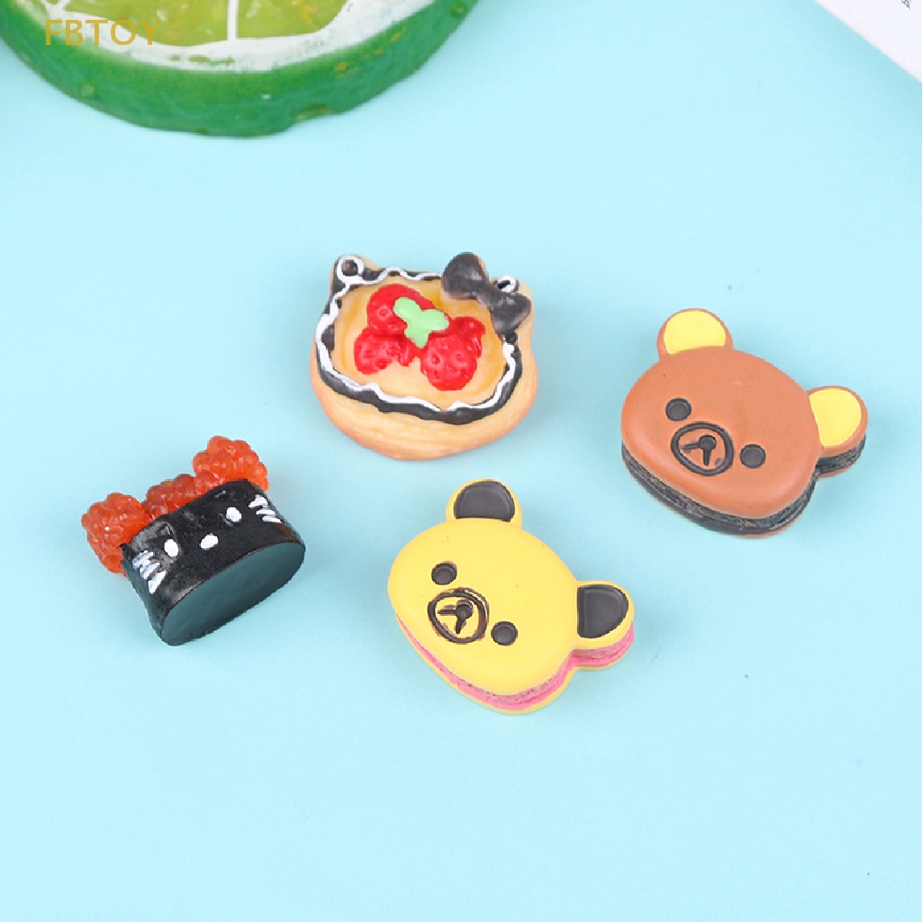 Fbtoy 310 Mô Hình Bánh Sừng / Dứa / Bánh Ngọt Nhân Tạo Thu Nhỏ Trang Trí Nhà Búp Bê Đồ Chơi Thủ Công Bán