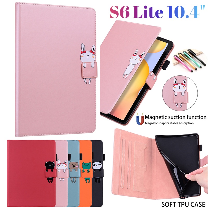 Bao Da Máy Tính Bảng Nắp Lật Thông Minh Cho Samsung Galaxy Tab S6 Lite 10.4 2020 2022 P613 P619 SM-P610 SM-P615