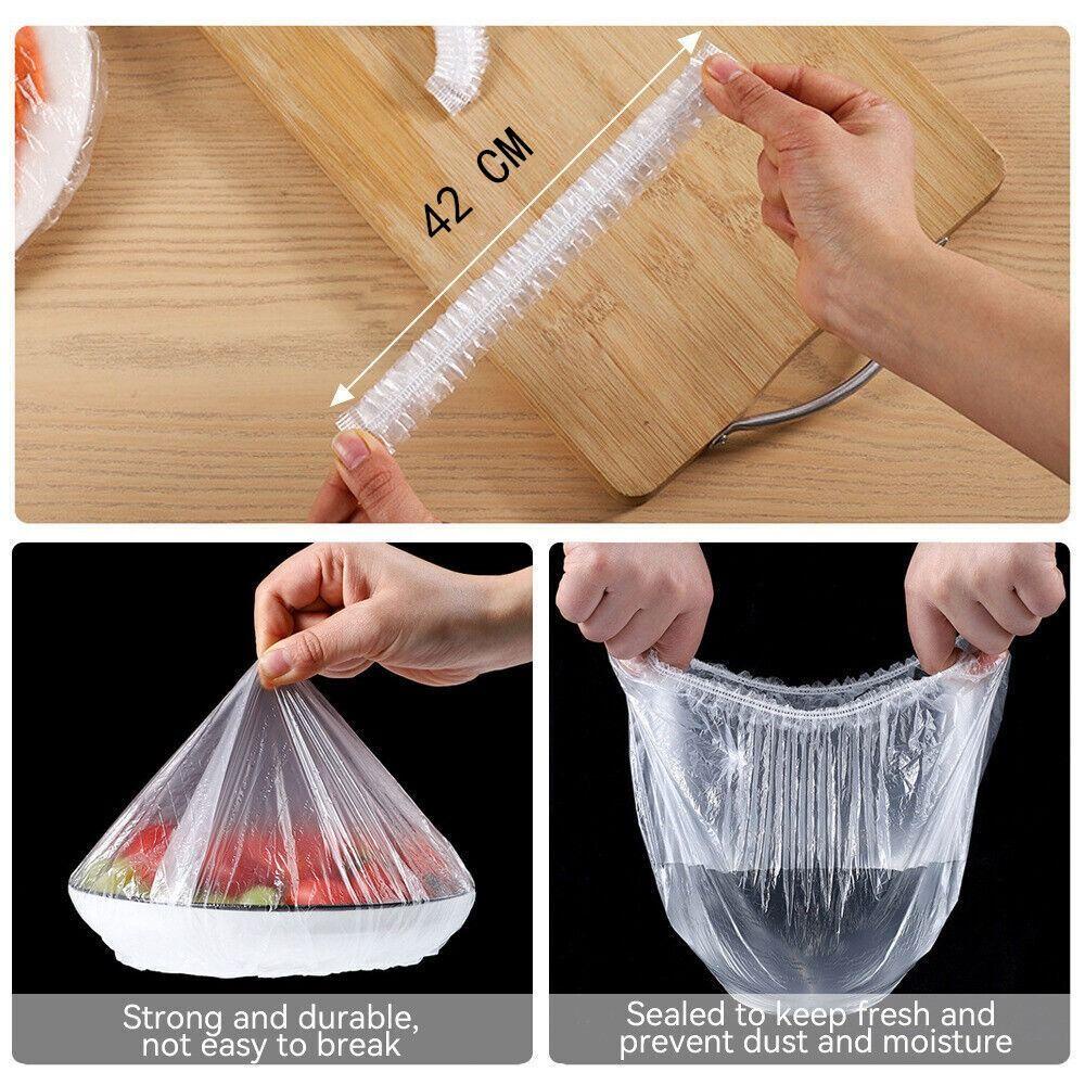 YANN1 Bộ 200 Nắp Silicone Đậy Tô Chén Tiện Lợi