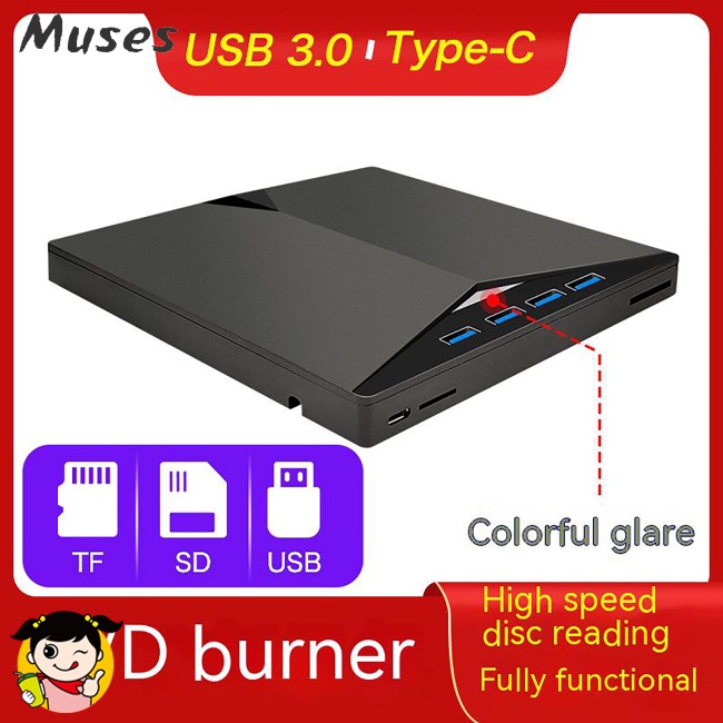 Đầu Ghi Đĩa DVD / CD DVD / CD Kết Nối Type-c 3.0 Đa Năng