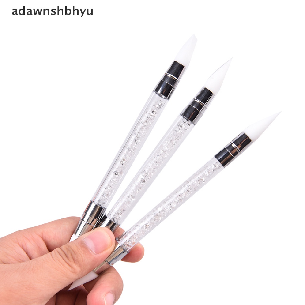 1 Cây Bút Hai Đầu Bằng Silicon Dùng Trang Trí Móng Tay DIY