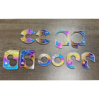 Tem dán ổ khóa titan cho nhiều dòng xe