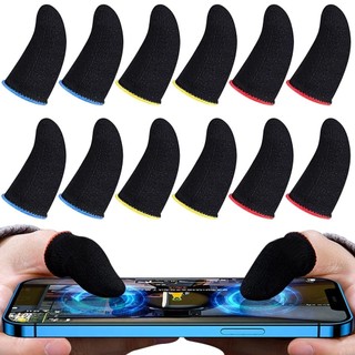 Set 2 Vỏ Bọc Ngón Tay Chơi Game Chống Mồ Hôi Cảm Ứng Chạm Thông Thoáng