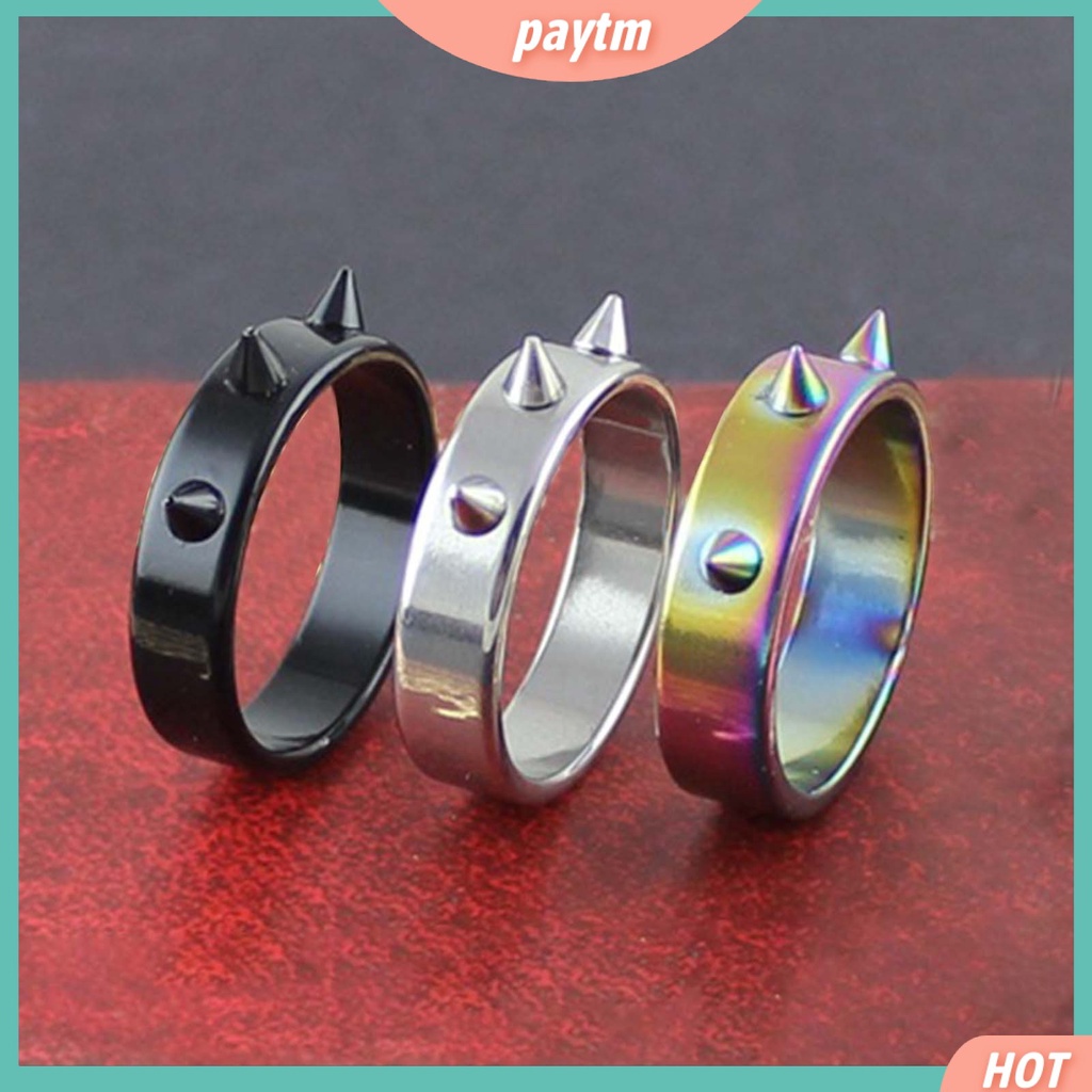 Nhẫn Đeo Tay Bằng Thép Không Gỉ Dễ Phối Đồ