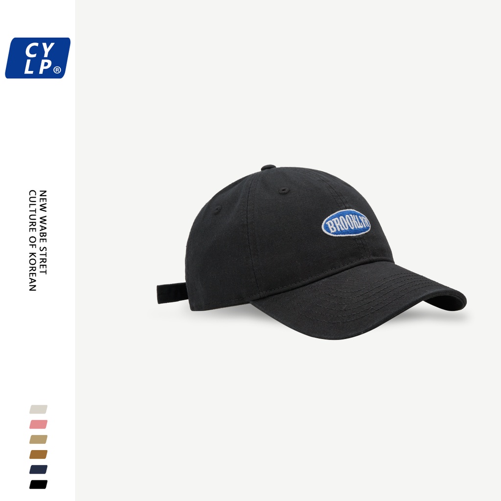 Mũ Lưỡi Trai Mềm Thêu Chữ Phong Cách Đường Phố Hàn Quốc Thời Trang Xuân Hè Cho Cặp Đôi