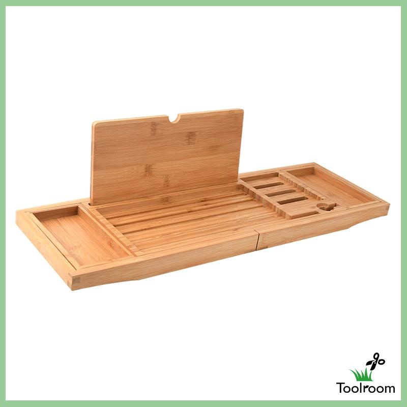 Khay Gỗ Tự Nhiên Đựng Xà Phòng / Điện Thoại 23.62 '' - 34.25 ''