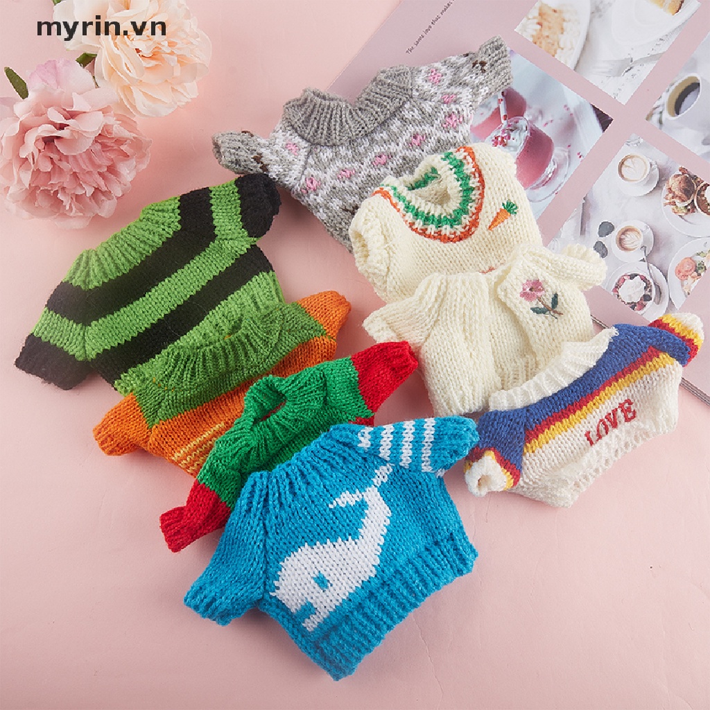 Áo Len Thời Trang Xinh Xắn Cho Búp Bê 20cm