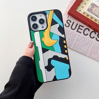 Ốp Điện Thoại Silicon Hình Đôi Giày Họa Tiết Rằn Ri 3D Cho iPhone 14 13 12 11 7 8 Plus SE2 14Plus iPhone11