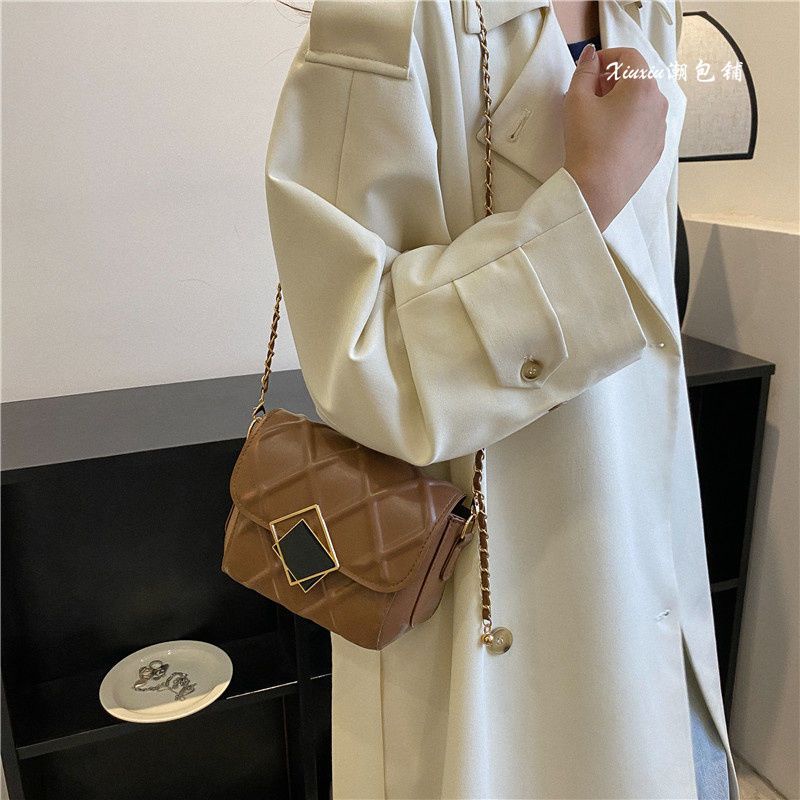 Túi kẹp nách dây xích trần trám túi đeo chéo nữ thời trang đi chơi đi làm