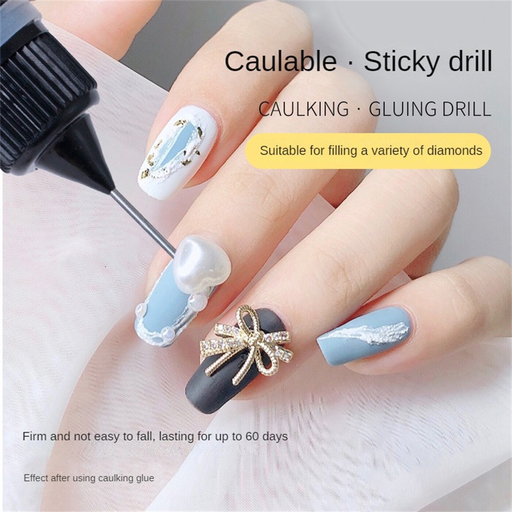 Roseabout Net Red Mũi Khoan Dán Trang Sức Mềm Mại Tự Dính Không Cần Khoan Chắc Chắn