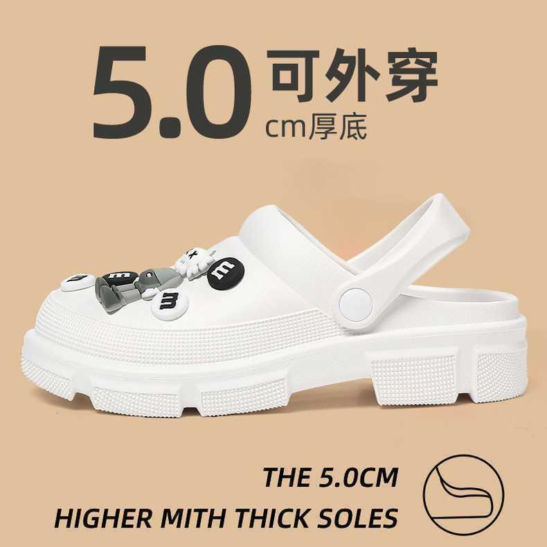 Dép Quai Ngang Đế Xuồng Họa Tiết Sesame Street Dễ Thương Cho Nữ crocs dép bánh mì nữ