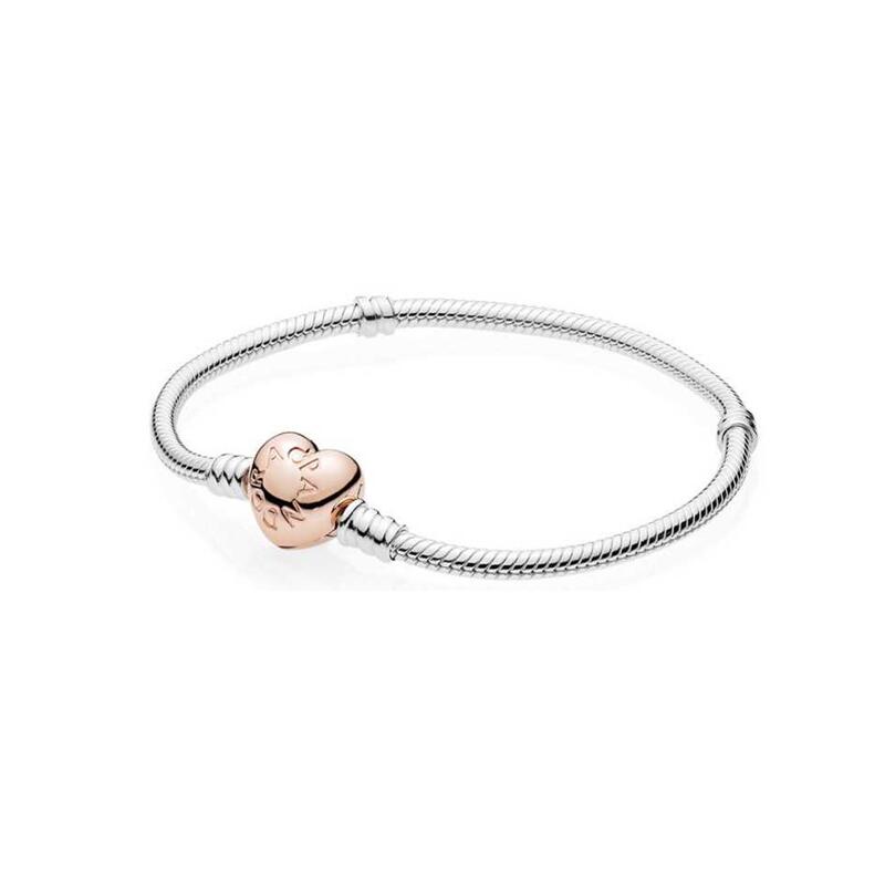 Dây Chuyền Bạc Pandora925 Khóa Trái Tim Thời Trang Cho Nữ