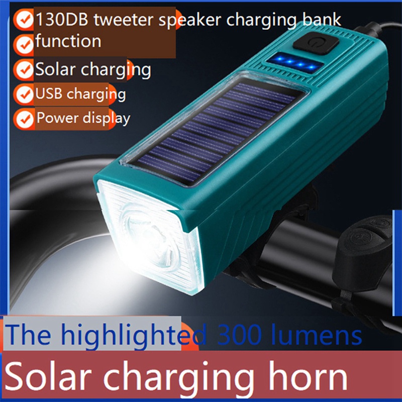 Đèn Pha Sử Dụng Năng Lượng Mặt Trời Chuyên Dụng Cho Xe Đạp Leo Nú