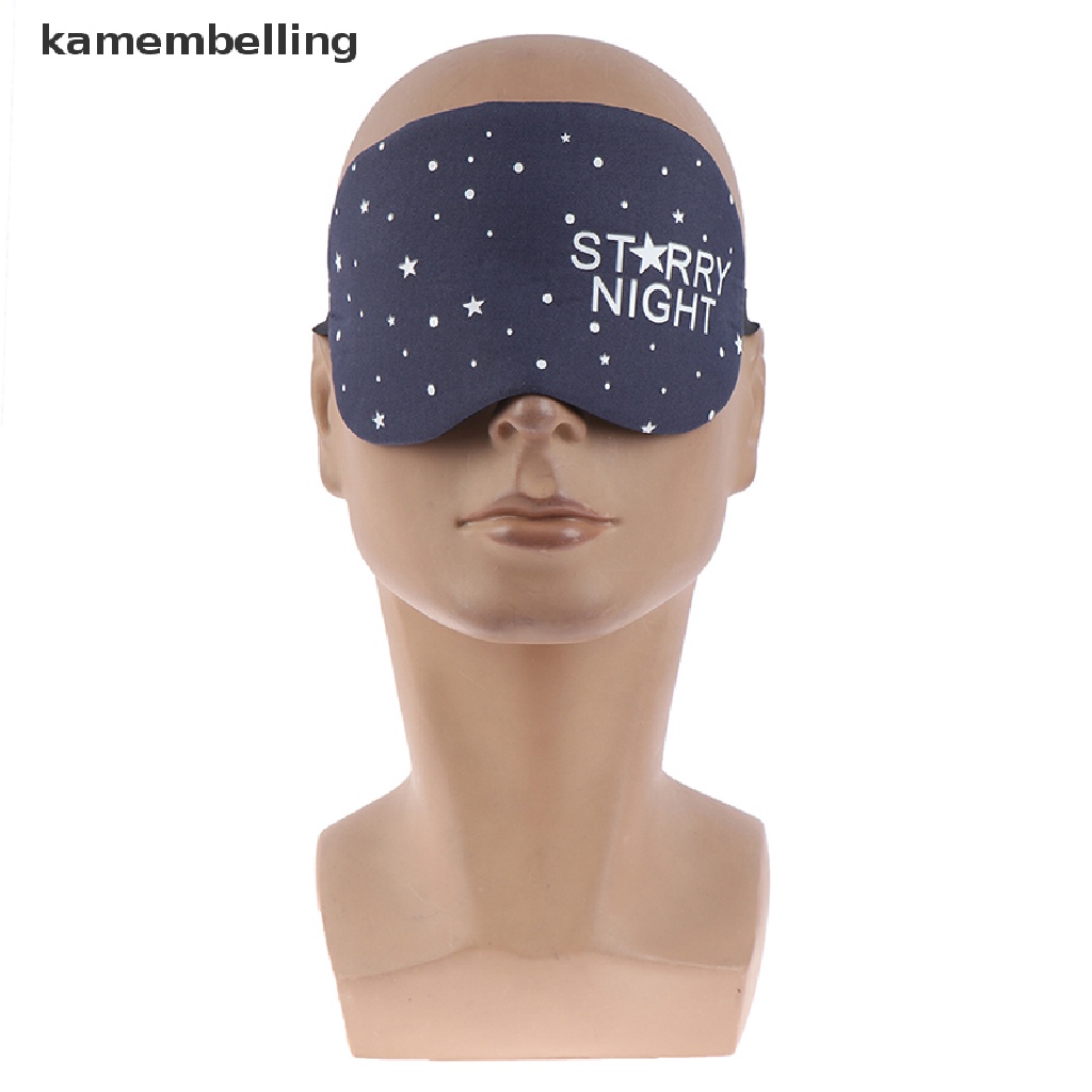 Kamembelling Miếng Che Mắt Ngủ Bằng Cotton Họa Tiết Hoạt Hình Sáng Tạo