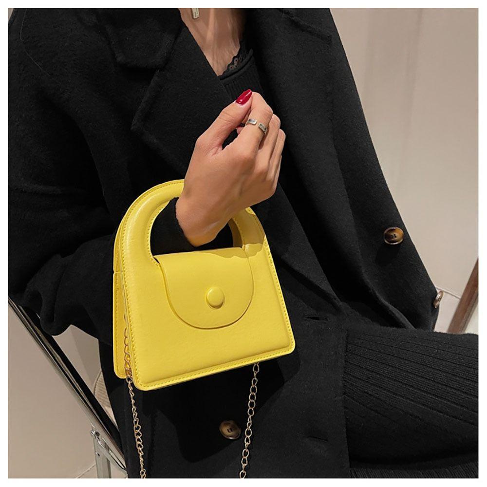 BEBETTERM Túi Xách Mini Phối Dây Xích Đeo Vai Cá Tính