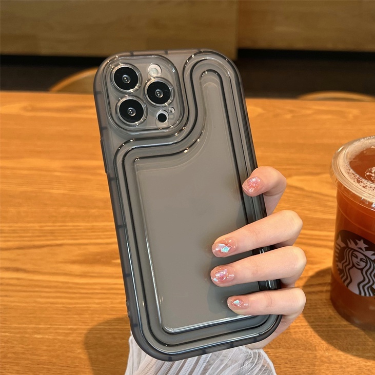 Ốp Điện Thoại Silicon Mềm Trong Suốt Có Túi Khí Chống Rơi Cho iPhone 11 12 13 14 Pro Max Plus 7 8 Plus X XR Xs Max