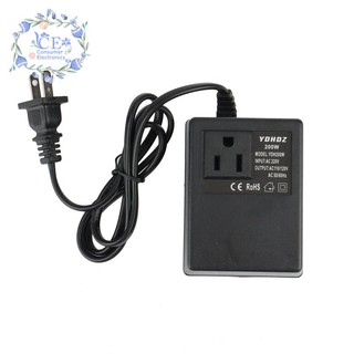 1 pcs 200w voltage converter transformer 220v to 110v step down travel voltage transformer converter us plug