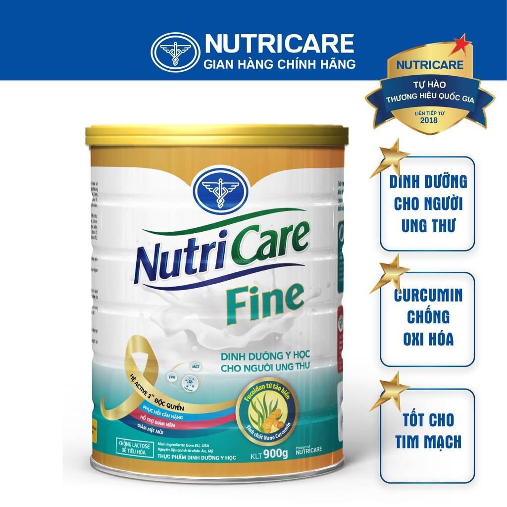 [HSD T1-2025] Sữa Bột Nutricare Fine Dinh Dưỡng Y Học Dành Cho Người Bị Ung Thư 900g.