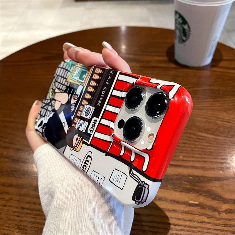 Ốp Điện Thoại Cứng Phong Cách Âu Mỹ Cho iphone X Xs Xr Xsmax 11 11ProMax 12 12Pro 12ProMax 13 13Pro 14 14Pro 14Plus 14ProMax