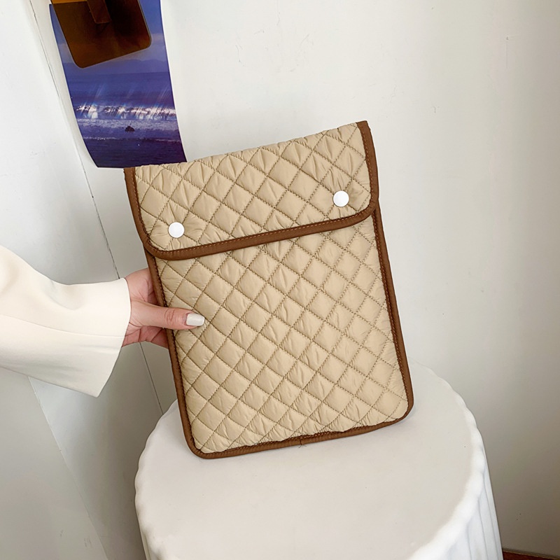 Túi Đựng Bảo Vệ ipad 36.6cm 43.3cm Chất Liệu Cotton Thêu Họa Tiết Đính Đá Xinh Xắn