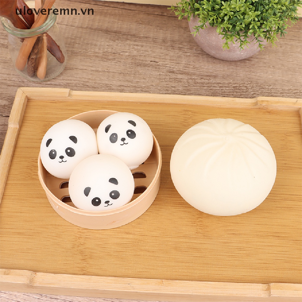 Đồ Chơi Nhồi Bông Hình Bánh Bao Hấp Độc Đáo Giảm Căng Thẳng