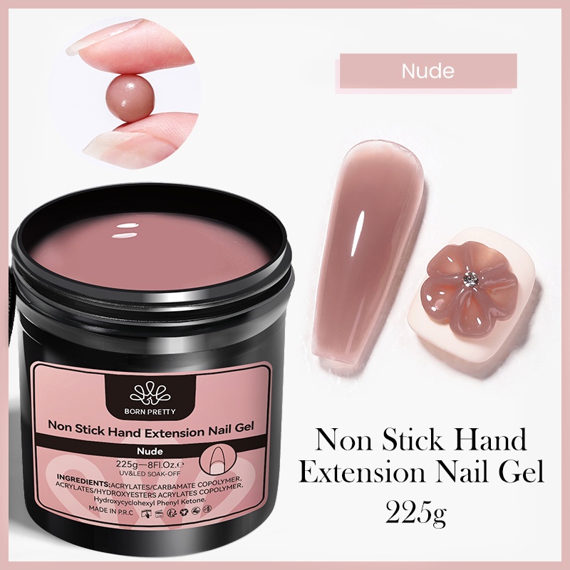 Gel Nối Dài Móng Tay Không Dính 225g BORN PRETTY