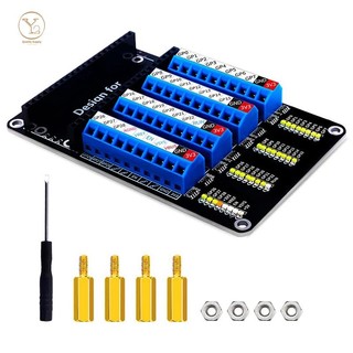 Screw Terminal Expansion Board,Screw Terminal Block Breakout Module Board with LED for Raspberry Pi Pico