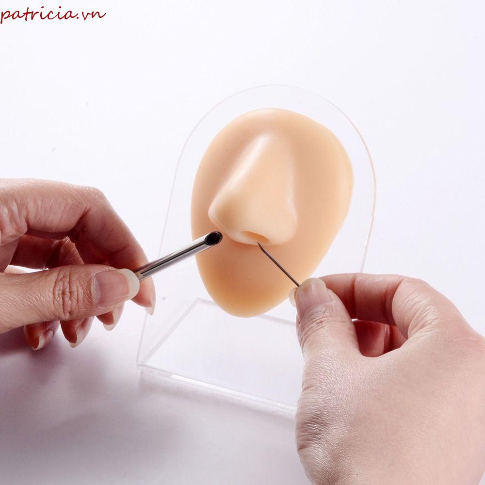 Dụng Cụ Ống Tròn Bằng Thép Không Gỉ Nhận Dạng Xỏ Khuyên Trang Sức Tiện Lợi