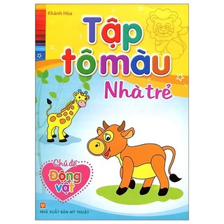Sách tập tô màu nhà trẻ - động vật
