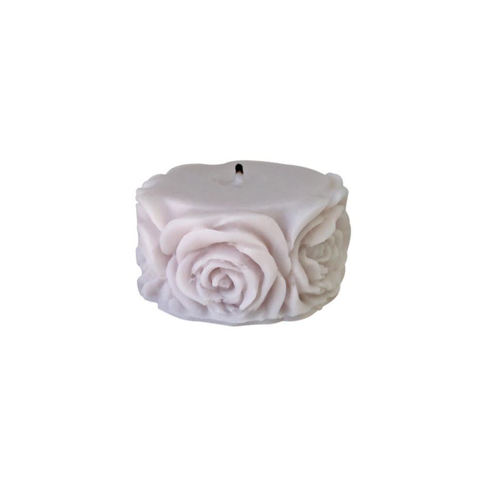 Khuôn Silicone Làm Nến Xà Phòng Hình Hoa Hồng Sáng Tạo DIY
