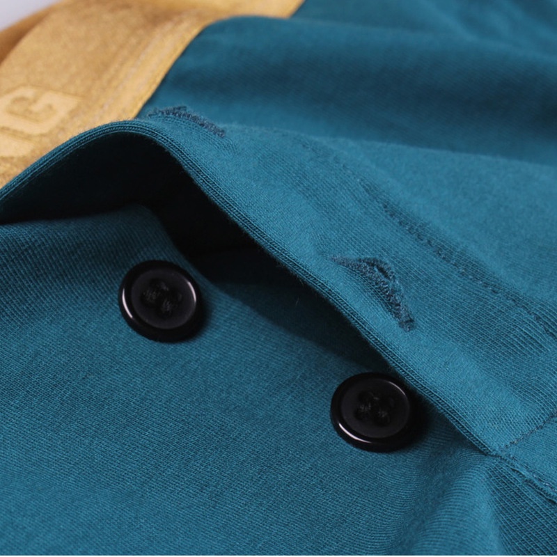 Quần Lót Boxer Cotton Lưng Thấp Màu Trơn Thoáng Khí Thoải Mái Cho Nam 4011-PJ