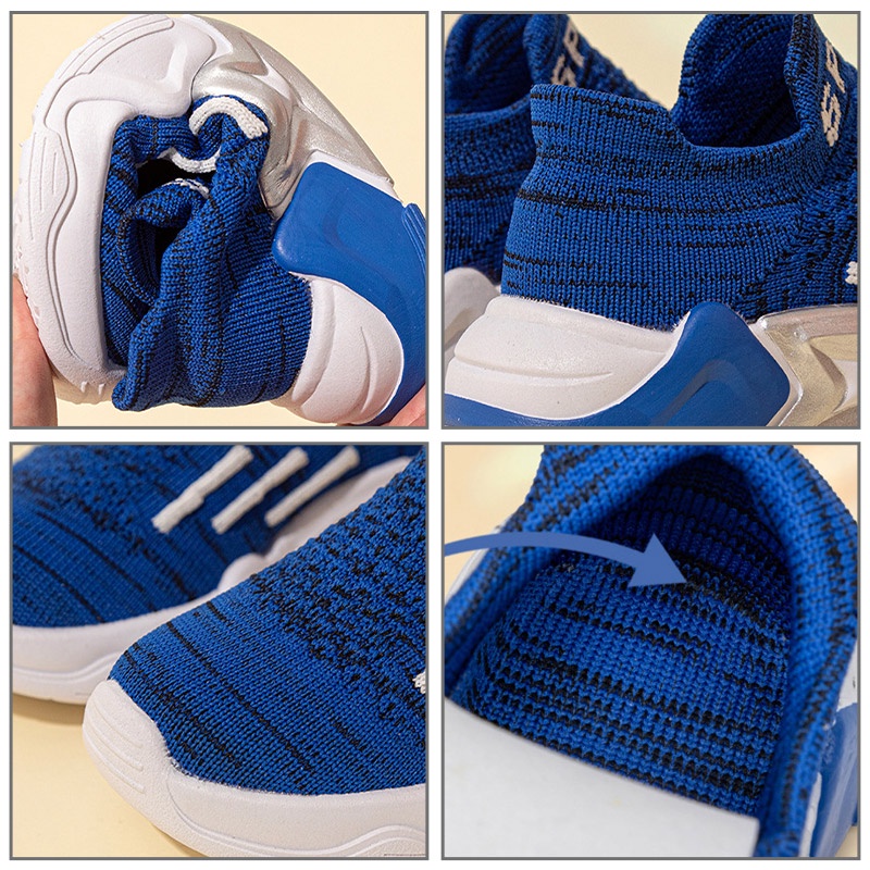 Bololo Giày Sneaker Thiết Kế Mới Thoáng Khí Năng Động Thời Trang Dành Cho Bé