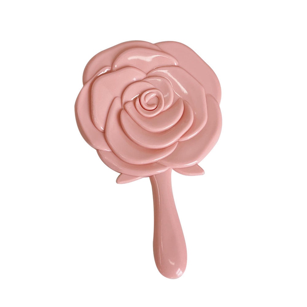 Gương Trang Điểm Cầm Tay Họa Tiết Hoa Xinh Xắn