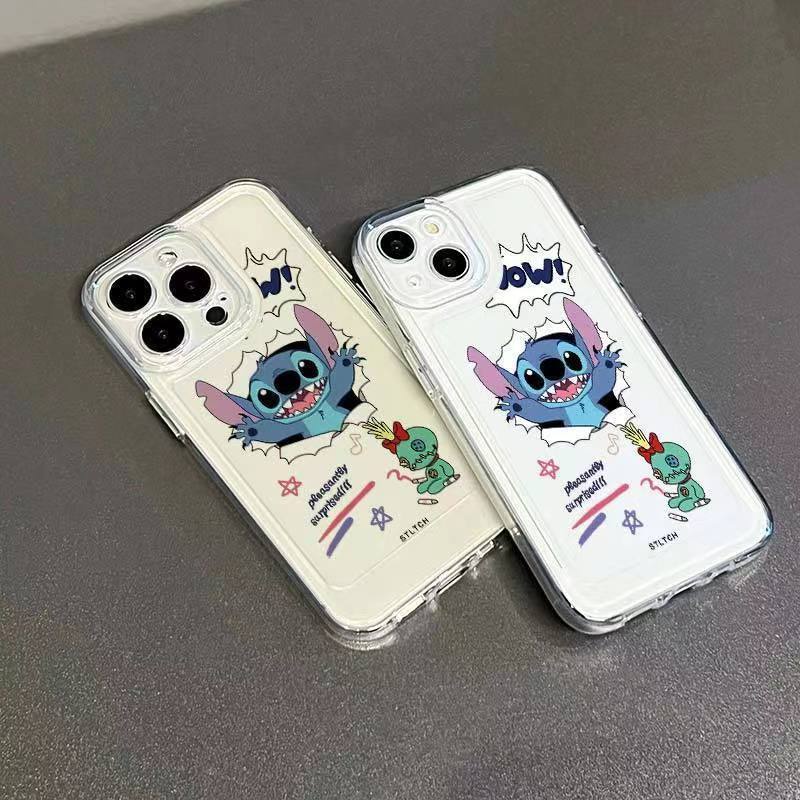 ✅Ốp Điện Thoại Mềm Chống Sốc In Hình Stitch Cho iPhone 13 / 14 12 / 11 xsmax xr 7 / 8plus