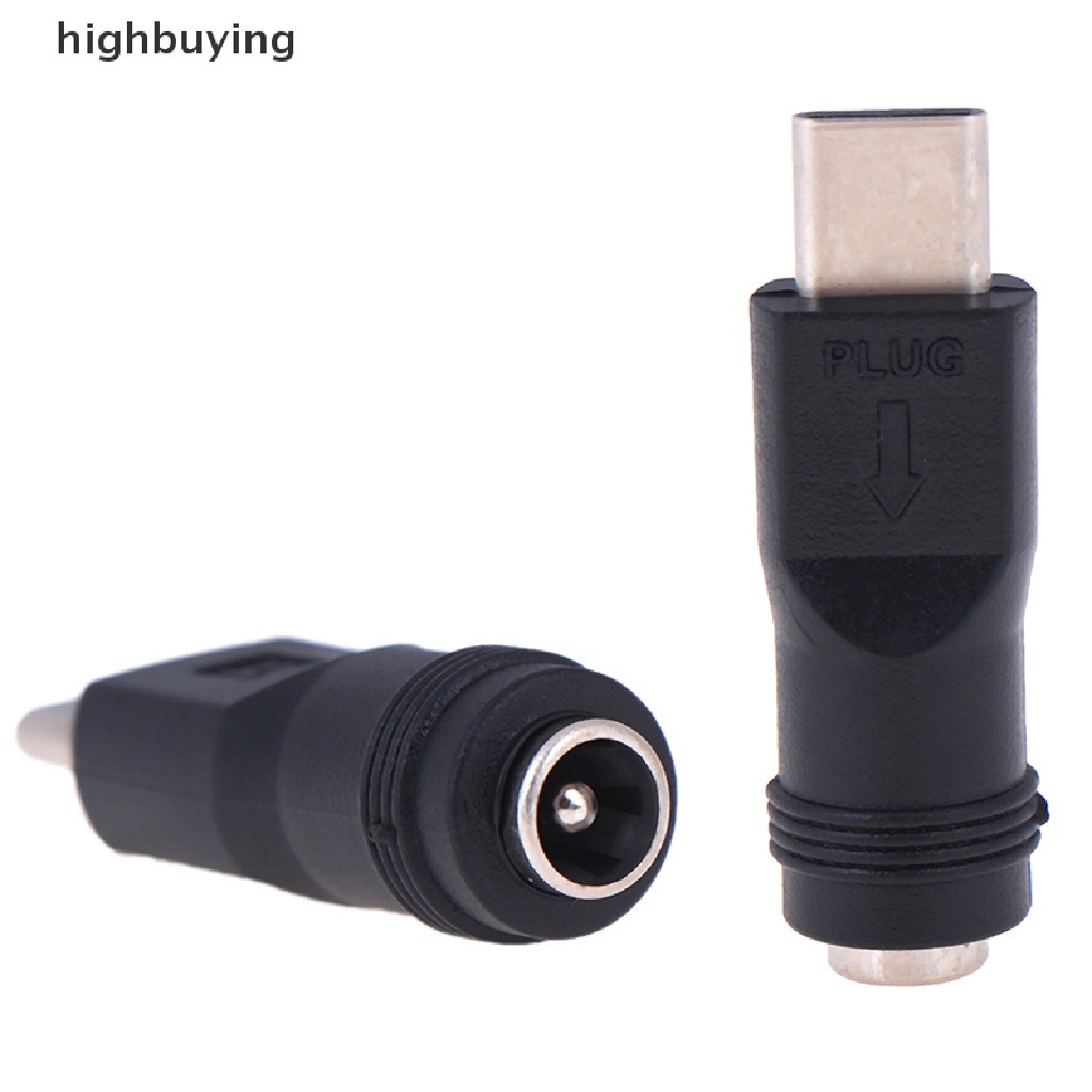 1 Giắc Cắm Chuyển Đổi 5.5 * 2.1mm Female Sang Type-C 3.1 Male 90 / 180 Độ DC