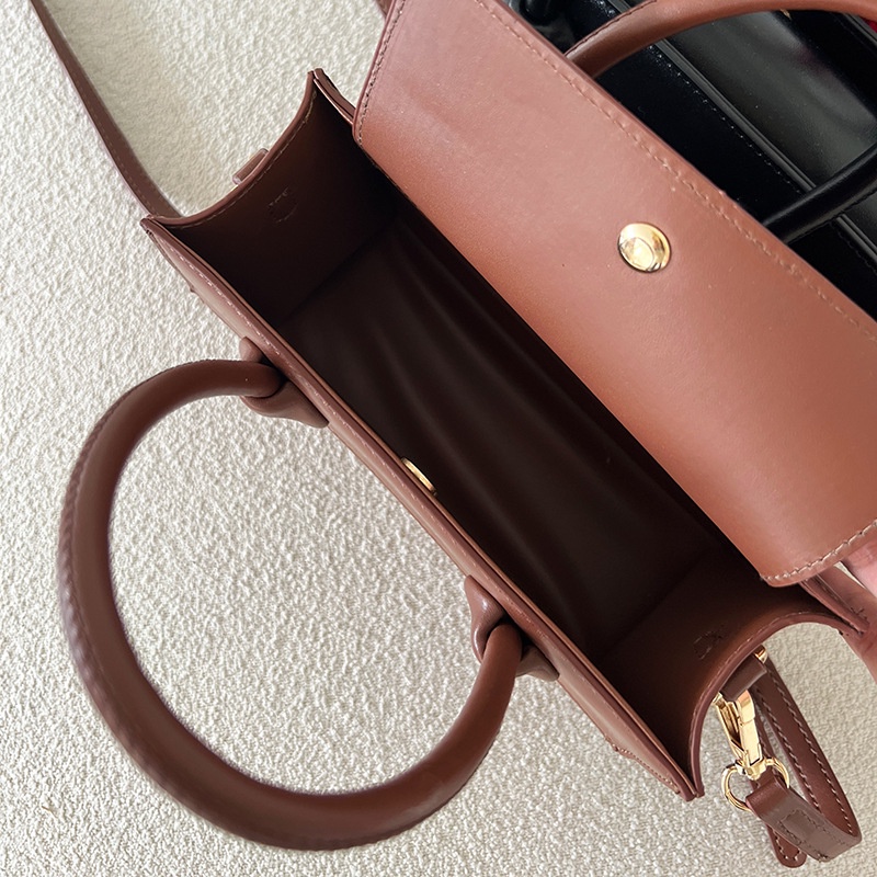 Túi Xách Đeo Vai Hình Vuông Cỡ Nhỏ Màu Đỏ Phong Cách Retro Thời Trang Cao Cấp Cho Nữ