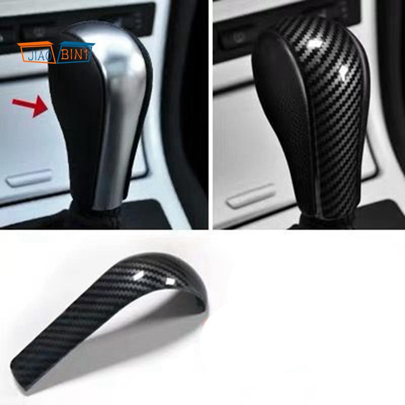 Vỏ Bọc Tay Nắm Cần Số Bằng Sợi Carbon Cho BMW 5 Series E60 X3 E83 6 Series E63 X5 E53