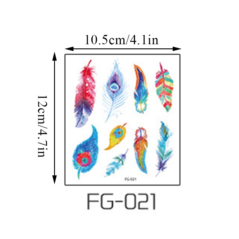 Hình Xăm Dán Họa Tiết Bướm Màu Hồng Tươi Tắn Thời Trang Chống Thấm Nước