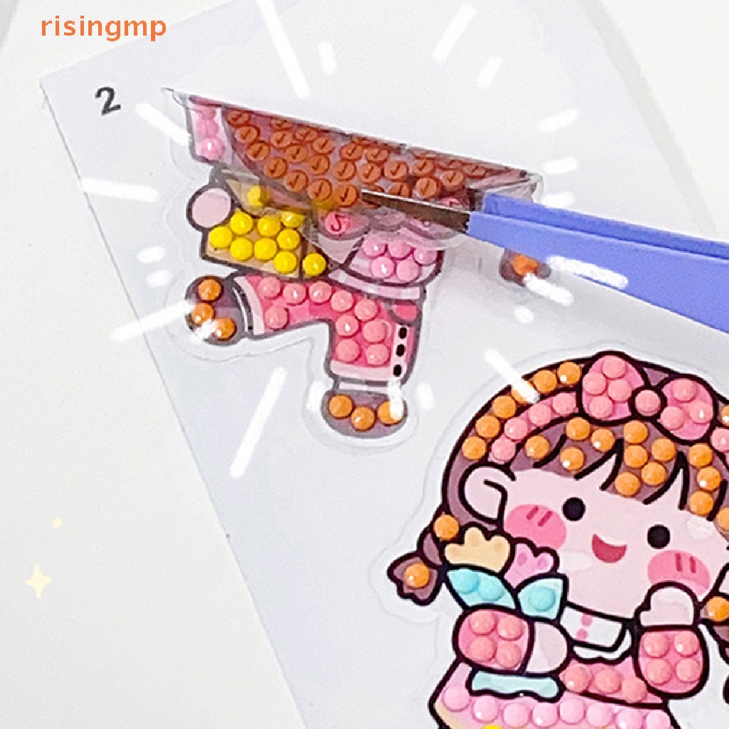 Set 2 Nhíp Cong Thẳng Màu Kẹo Đa Năng Tiện Dụng Cho Sổ Tay DIY