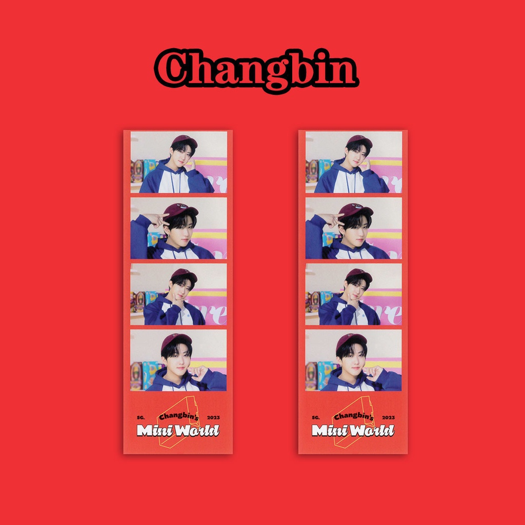 Bộ 8 Thẻ Hình Lomo Nhóm Nhạc STRAY KIDS 2023