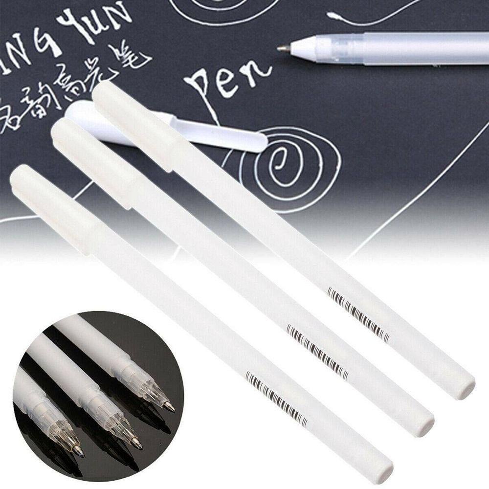 LAKAMIER Set 5 Bút Lông Màu Trắng Ngòi 0.8mm